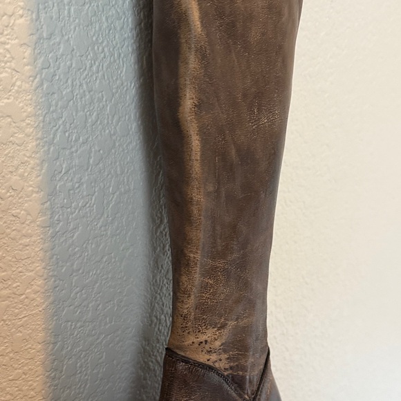 Bed-Stu Brown Leather Knee-High Leather Boots Manchester Size 6.5 - Picture 13 of 16